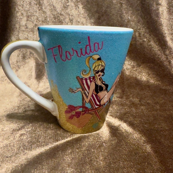 Florida Beach Cup Mug "Life is Short be Fabulous" - Picture 5 of 11